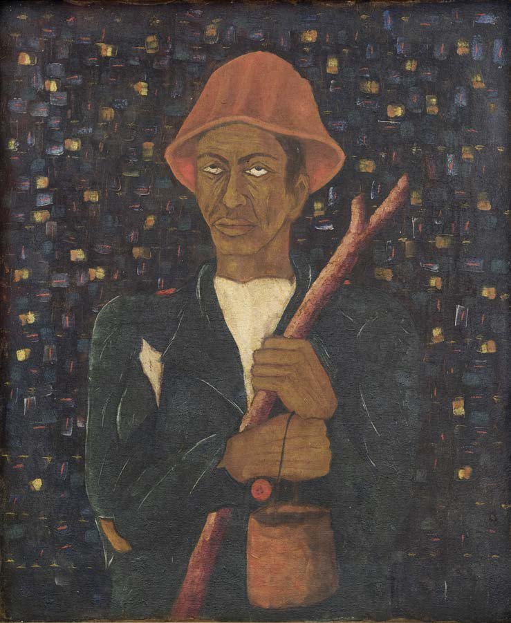 Dans la nuit (In the Night), c. 1956, by Aref El Rayess