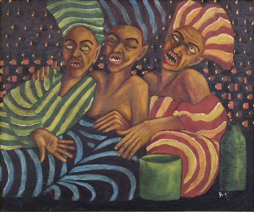 Les priants d’Allah (Allah’s Worshipers), 1956, by Aref El Rayess