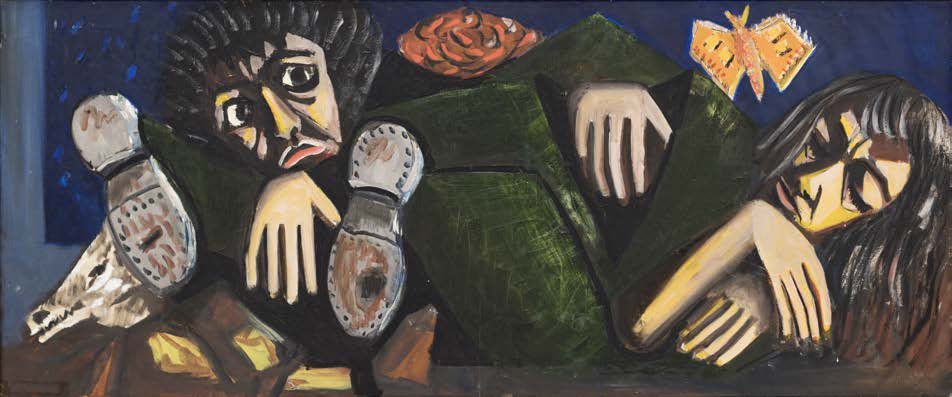 Après la torture, 1960, by Aref El Rayess