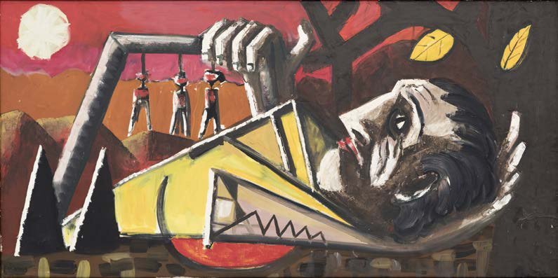 L’Europe avec la liberté égalité fraternité—Algérie, 1960, by Aref El Rayess