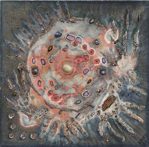 Hommage à Vostok, 1962, by Aref El Rayess