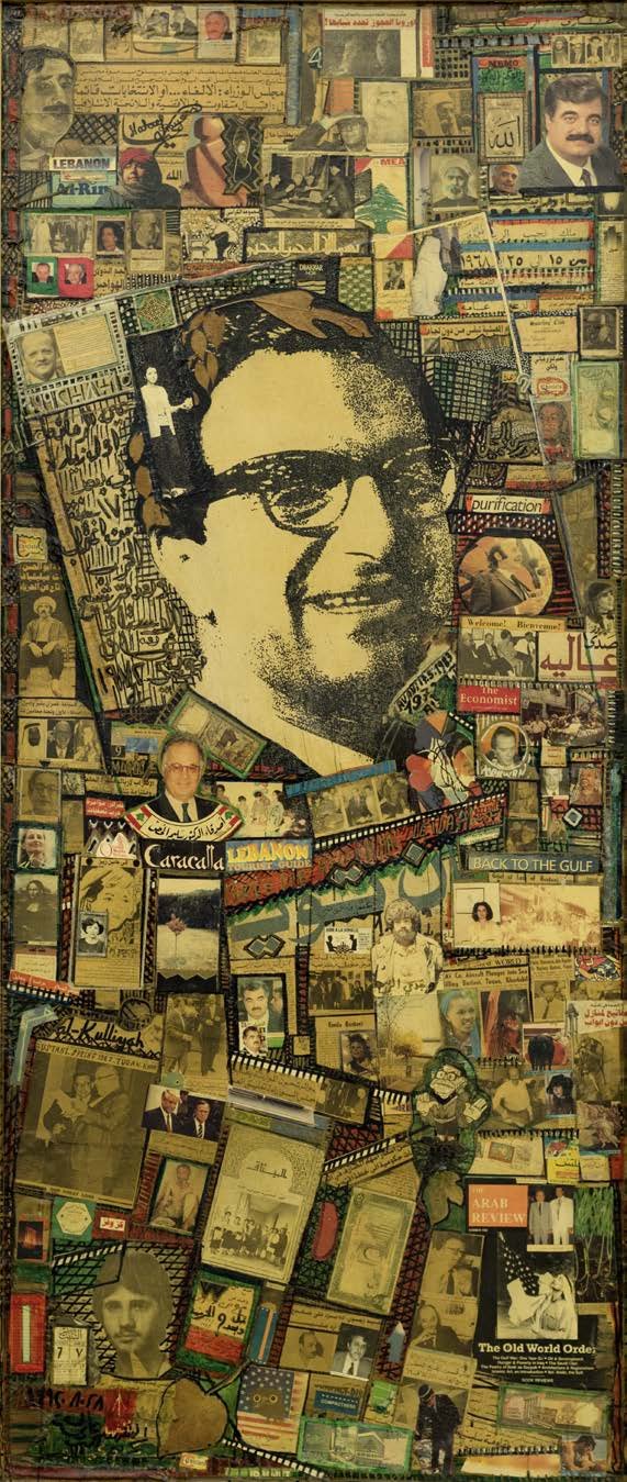 Al Harb—Qabl Wa Ba’d, 28.8.1992 (The War—Before and After, Including Ghassan Tueni), 1992, by Aref El Rayess